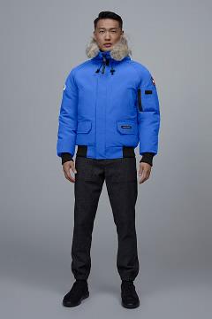 Chamarras Canada Goose Hombre México - PBI Chilliwack Chaqueta De Bombardero Azules DQ2713905